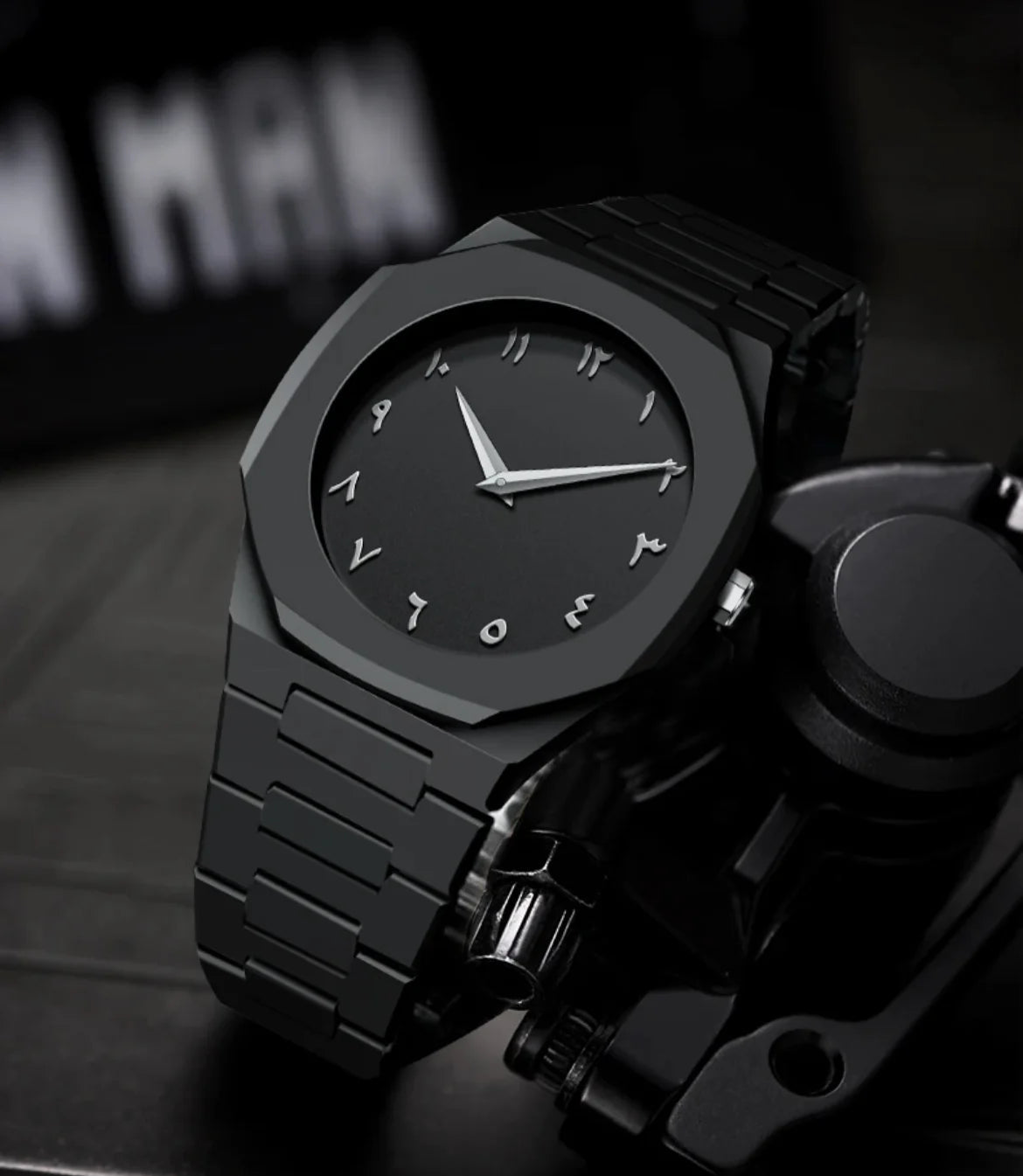 Black Arabic Watch