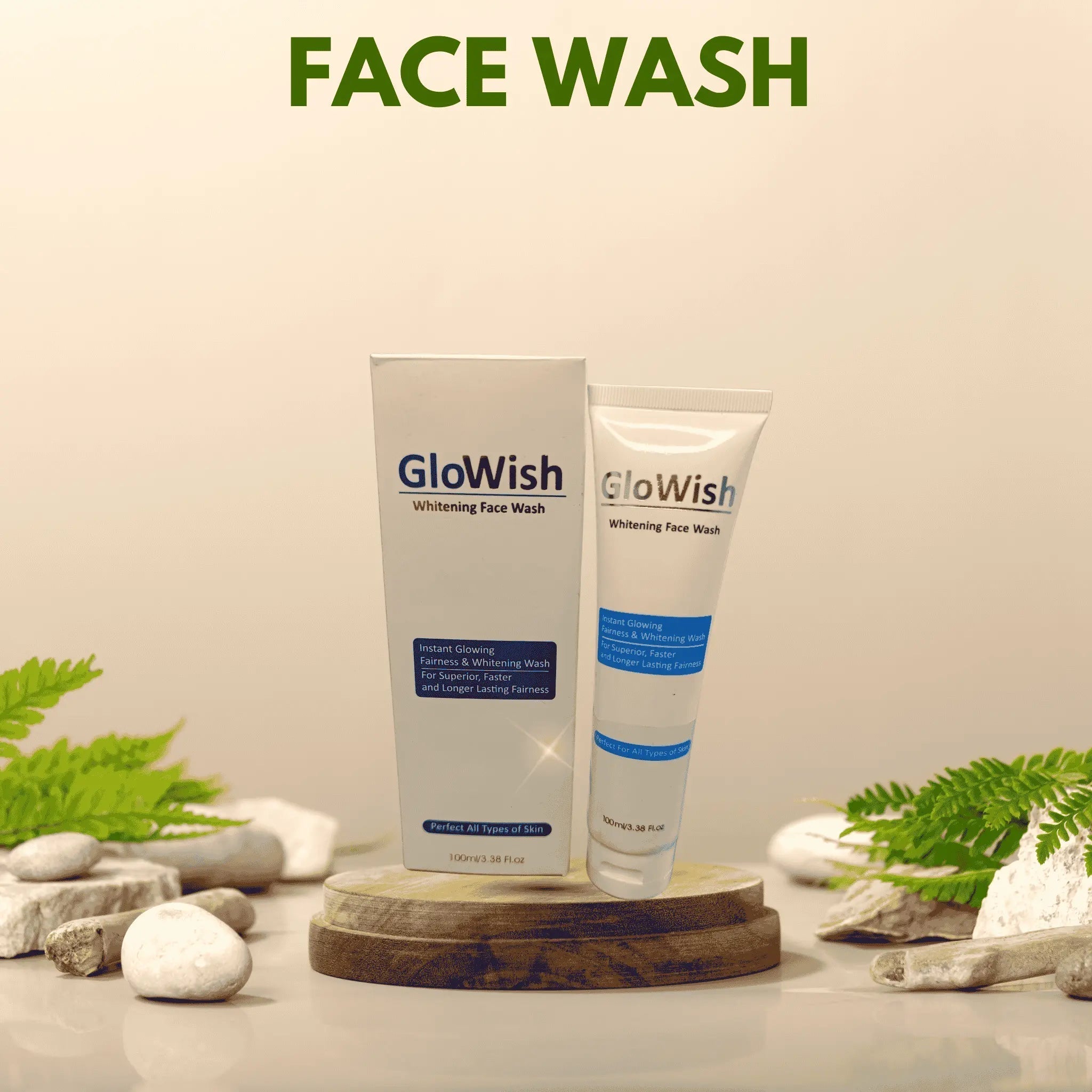 Glowish whitening facewash with 30% OFF - Eluna