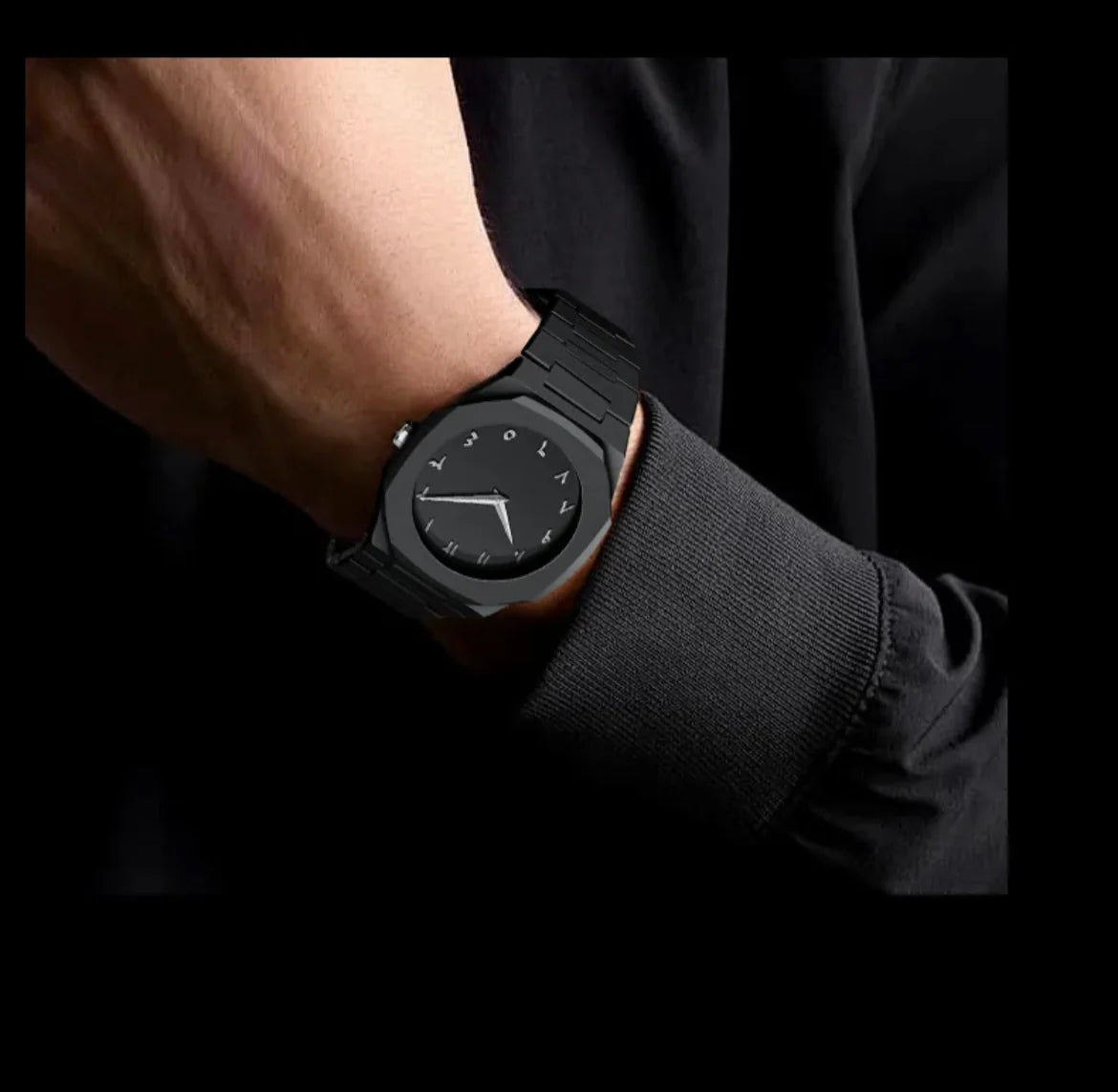 Black Arabic Watch