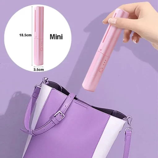 Travel Comb Cordless Rechargeable Hair Straightener - Eluna